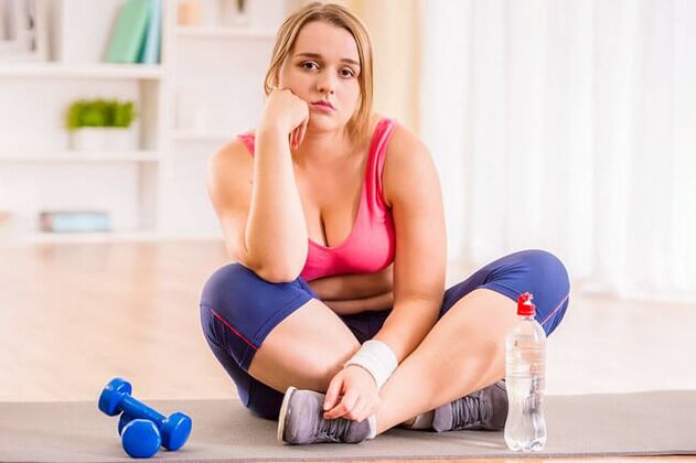 女の子は身体活動を通じて体重を減らしています